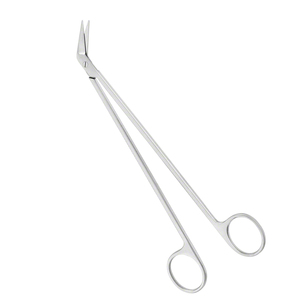 Ciseaux vasculaires de qualité supérieure 19cm Ciseaux à coupe inverse Cooley 17.1cm Ciseaux vasculaires diéthriques Hegemann coudés - Product Image 2