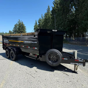 Remolque volquete de agricultura de calidad 7X16 Remolque volquete de granja En stock Mejor oferta de precio disponible - Product Image 1