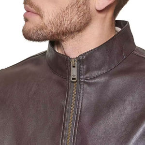 Ropa deportiva a prueba de viento para hombre de la mejor calidad, chaqueta de cuero con cuello levantado, Color atractivo, estilo callejero de moda, novedad de invierno - Product Image 6