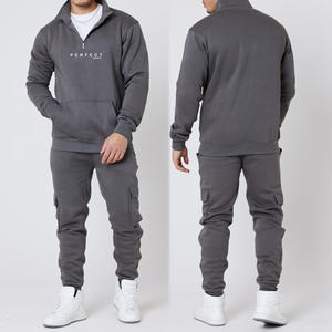 Logotipo personalizado 100% algodón polar francés Terry cordón pantalón hombres deportes Fitness al aire libre pantalones de chándal Casual cargo joggers - Product Image 6