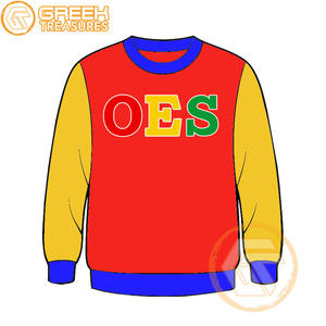 Sweat-shirt d'hiver brodé en molleton de coton étoile de l'Est personnalisé Vêtements grecs pour femmes de haute qualité respectueux de l'environnement OES - Product Image 3