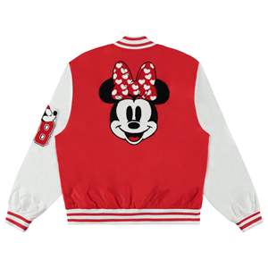 Chenille bordado hombres Universidad béisbol personalizado de alta calidad mangas de cuero genuino Letterman Bomber Varsity chaqueta para hombres - Product Image 6