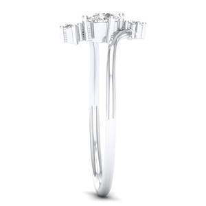 REYES Diseño de moda 925 Plata de ley Corte ovalado 0.4ct Moissanite Anillos de compromiso Regalo de aniversario para esposa Joyería fina - Product Image 3