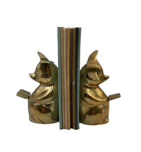 Increíble decoración de Mesa para el hogar y la Oficina, sujetalibros de Metal dorado de diseño personalizado con técnicas artesanales para regalos para el hogar de la sala de estar - Product Image 1