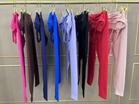 Cepler ile kadın spor sıkılaştırıcı Yoga taytları aktif spor giyim spor Bodysuits & tulumlar