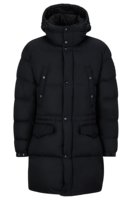 Veste chaude à manches longues en nylon et toile pour homme, grande taille, style streetwear vintage, col montant, avec logo personnalisé sur le devant