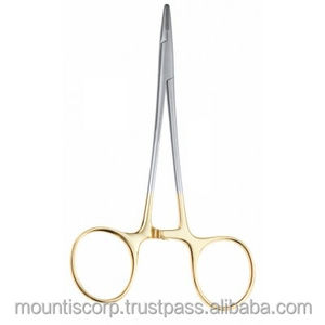 Soporte de aguja de acero inoxidable médico de alta calidad TC Webster 13cm con insertos de carburo de tungsteno Base de instrumentos quirúrgicos - Product Image 4