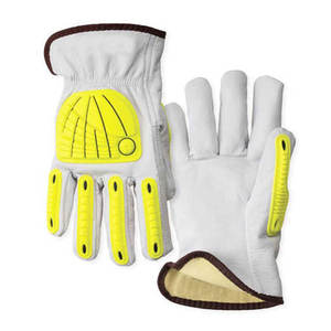 Gants anti-choc en cuir de qualité supérieure avec protection renforcée et mouvement facile, imperméables - Product Image 1