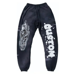 ชุดวอร์มผ้าฝ้าย100% สำหรับผู้ชายกางเกงวอร์มมีฮู้ดแบบสั่งทำ - Product Image 3