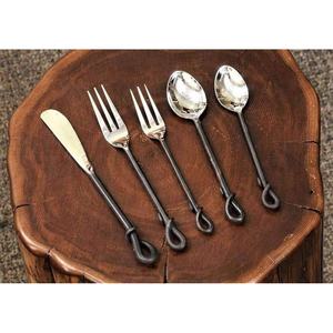 Economic Portugal Elegant Western Fork Spoon Cutlery Fabulous Modern Ceramic Long Handle Steel Knives and Spoon Fork Cutlery Set - Product Image 4