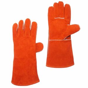 Gants de sécurité en cuir de vachette robuste de haute qualité résistant à l'abrasion résistant au feu pour la construction BBQ lutte contre les incendies - Product Image 1