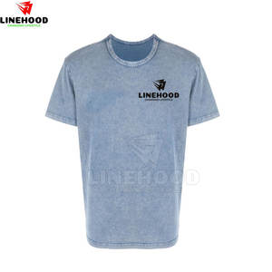 T-shirts en coton 100% délavés à l'acide pour hommes OEM respirants et fabriqués au Pakistan Vente en ligne - Product Image 1