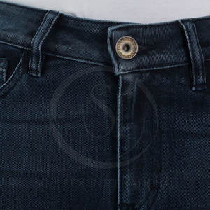 Salopette décontractée pour femmes de haute qualité, marque privée, 100% coton, légère, couleur unie, devant plat, pantalon en jean respirant - Product Image 4