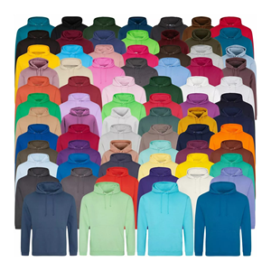 Sudadera con capucha de lana holgada informal para hombre, ropa de calle de otoño e invierno, prendas de vestir deportivas con patrón sólido, ropa deportiva cálida - Product Image 5