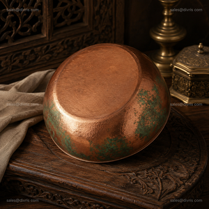 Bassin de pédicure artisanal en cuivre martelé avec patine verte, pour spa, bain de pieds de luxe, système de jets sans tuyauterie, durable - Product Image 2