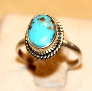 Pendientes de tecnología de Canal Clásico de plata 925 para mujer, anillo turquesa, ajuste de bisel, regalo de joyería de fiesta personalizado OEM - Product Image 5