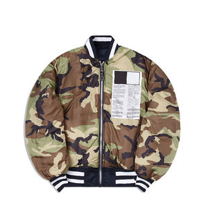 Chaquetas Varsity de Satén para Hombre, Tendencia Actual, Estilo Urbano, Cuello Alto, Impermeables, Resistentes al Viento, Transpirables, Duraderas, de Calidad, para Invierno - Product Image 2