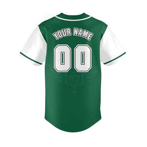 Maillot de baseball simple personnalisé Design personnalisé hommes Maillot de baseball vierge Maillots de baseball en gros - Product Image 3