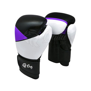 Guantes de boxeo profesionales de diseño personalizado 2025 Guantes de entrenamiento de cuero de alta calidad - Product Image 1
