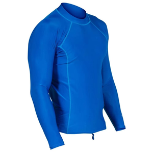 Nouveau design 2026 – Rashguard homme respirant à séchage rapide en Spandex/Polyester de qualité supérieure, couleur unie, manches longues, logo personnalisé - Product Image 5