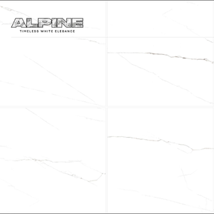 กระเบื้องหินอ่อนสีขาวสง่างามอัลไพน์ขนาด600x600มม. พื้นผิวมันวาวผนังและพื้นรุ่น Javier statuario โดย novac เซรามิก - Product Image 5