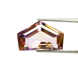 Ametrino Natural de Color Bio, piedra facetada, forma elegante, piedra cortada de ametrino, piedra preciosa de Color Bio Natural bien pulida para joyería - Product Image 4