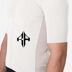 Camisetas de ciclismo con logotipo personalizado de alta calidad Premium para hombres 100% poliéster nueva tecnología de sublimación diseño impreso con cremallera completa - Product Image 5