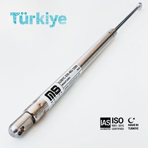 Vérin à gaz en acier inoxydable 316L 284 mm (11,181 po) 100-1200 N Fabriqué en Turquie CE ISO9001 - Support de levage pour trappe marine, armoire de camping-car et boîte à outils - Product Image 1
