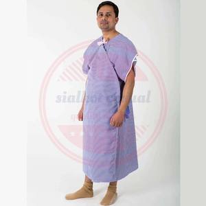 Uniforme d'hôpital de robe de patient avec logo personnalisé blouses de patient en coton à manches longues uniforme d'hôpital - Product Image 6