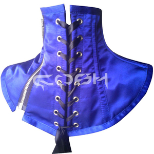 Corset sexy pour femme en satin bleu, best-seller, pour bondage et fétichisme - Product Image 6