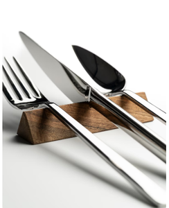 Recién llegado, soporte para cubiertos con acabado plateado para uso en restaurante, que sirve como cuchara, cuchillo, tenedor, reposapiés, herramientas de comedor de cocina - Product Image 2