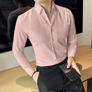 OEM/ODM Camisas Hombre 2023 Popular Long Sleeve <b>Bamboo</b> <b>Fiber</b> Work Shirt Dress Shirts for Men Wrinkle Resistant - Product Image 3