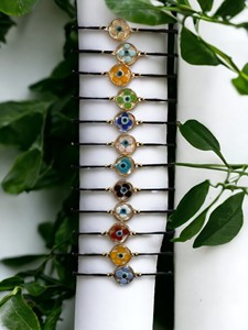 Pulsera Bohemia DAFNI BIG PAZAR con Cuentas de Piedra Natural y Aleación de Metal Precioso, Pureza 11111, Microincrustaciones de 0.08g, Unisex, para Regalo - Product Image 3