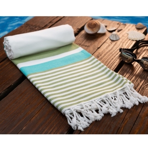 Fouta Serviette Plaine Serviette Douce 100% Coton Golf Fouta Serviette avec Votre Logo Personnalisé et Design pour la Plage Exportateur en Inde - Product Image 4