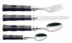 Ensemble de couverts en acier inoxydable avec manche court, taille et forme personnalisées, design élégant pour la cuisine, les mariages, les événements et les cadeaux - Product Image 5