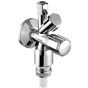 Válvula Angular Combinada Schell Comfort Cromada con Aireador para Tubería de 1/2 Pulgada - Product Image 1