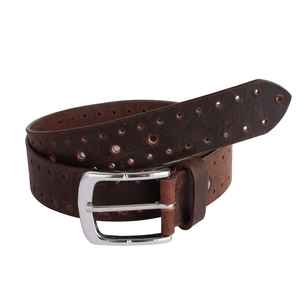 Ceinture en cuir de créateur d'usine de qualité supérieure pour hommes Ceintures pour hommes à motif de litchi Ceinture à boucle ardillon pour hommes - Product Image 2