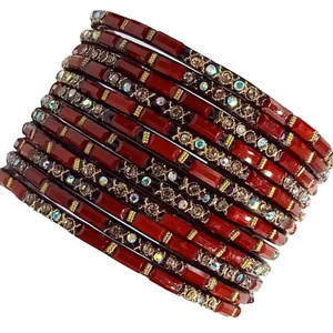 Multi Color Ladies <b>Glass</b> <b>Bangles</b> for Wedding Wear Traditional Afghani Cultural Elegant Design <b>Glass</b> Churiya for Women - Product Image 6