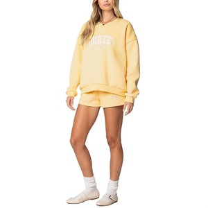 Sudaderas de calle con lentejuelas estampadas para mujer de invierno y Otoño con logotipo personalizado Material de calidad premium ecológico - Product Image 5