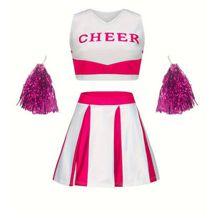 Prix de gros Costume pour filles Uniformes de premier plan Meilleure quantité Uniformes de pom-pom girl à vendre Ensembles - Product Image 1