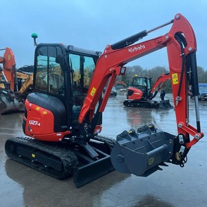 Mini-excavatrice sur chenilles Kubota U27-4 avec cabine fermée, surveillance à distance du moteur/du moteur électrique/du réducteur/du pompe pour la construction agricole et l'aménagement paysager - Product Image 2