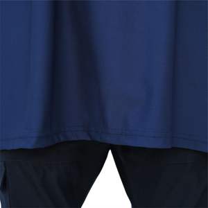 Camiseta de entrenamiento de gran tamaño azul, camiseta de gimnasio de rendimiento, camiseta de entrenamiento y Fitness duradera antimicrobiana y absorbente de sudor Boxy Fit - Product Image 6