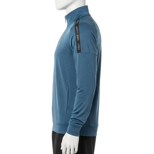 <b>Men</b> Anti Static Active wear <b>Tops</b> Polyester Spandex Breathable Moisture Wick Lightweight <b>Long</b> <b>Sleeve</b> <b>Gym</b> Training Fitness Running - Product Image 4