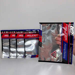Embalagem Personalizada com 500 Sacos com Zíper para Iscas de Pesca Macias em Formato de Minhoca com Cabeças de Spinner Bait - Product Image 3