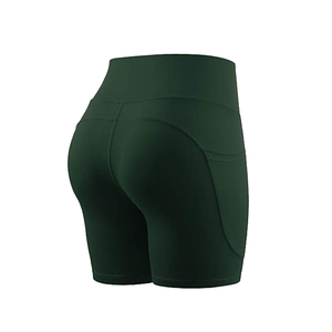 2025 à la mode grande taille Shorts de sport couleur unie sublimé sport Fitness entraînement Yoga Leggings Spandex/Nylon matériel - Product Image 4