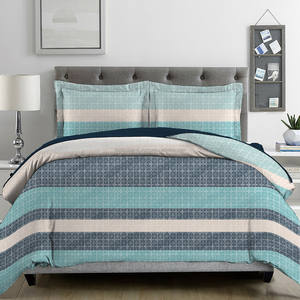 Ensemble de housse de couette 7 pièces de qualité supérieure Luxury Feel Design moderne minimaliste 100% coton ensemble de literie personnalisé écologique - Product Image 2