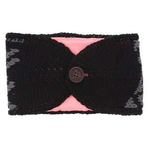 Adidas <b>Womens</b> Holiday <b>Headband</b> Black One Color: Black/Grey/Pink 100% Authentic - Product Image 5