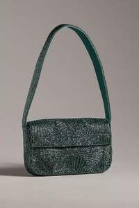 Sac fourre-tout brodé de perles de rocaille avec fermeture éclair - Product Image 4