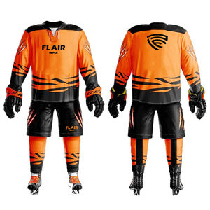 Vente en gros de maillots de hockey sur glace personnalisés en sergé maillots de hockey par sublimation personnalisés - Product Image 6