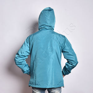 2025 chaquetas impermeables cortavientos para exteriores con logotipo personalizado al por mayor nueva ropa de invierno con capucha y mangas - Product Image 3